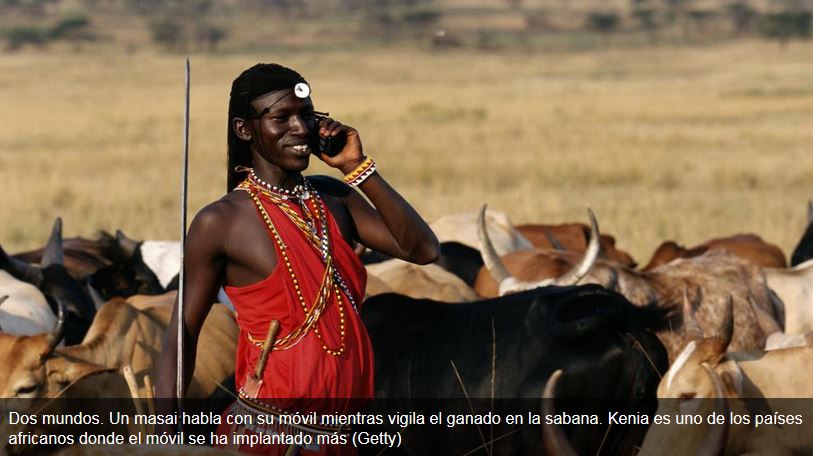 África se engancha al móvil.